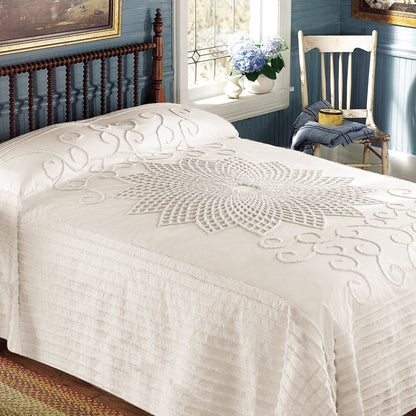 Starburst Vintage Country Chenille Bedspread