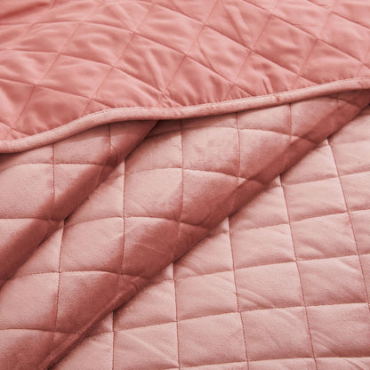3-Piece Reversible Ultra Lighweight Coverlet Premium Microfiber Bedspread Quilt Set
