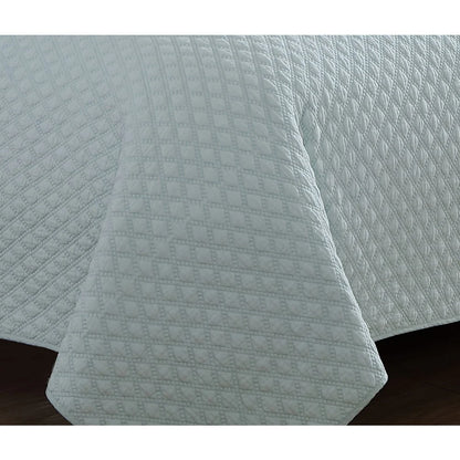 Copper Grove Verbena Diamond Stitch Cotton Quilt Set