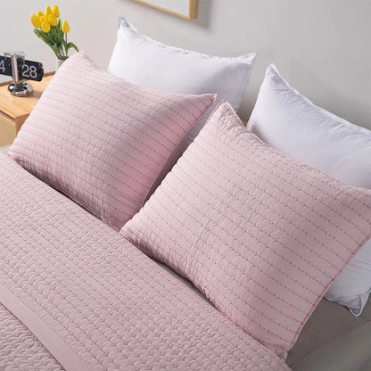 KASENTEX Quilt Set Soft Bedspread - Light Weight, Stone Washed, Down Alternative Fill, Machine Washable