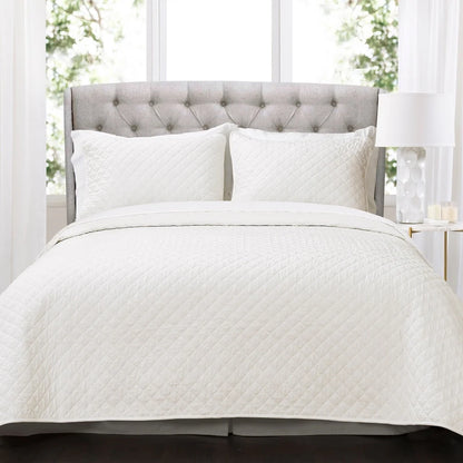 Copper Grove Balm Diamond Oversized Cotton 3-piece Quilt Set