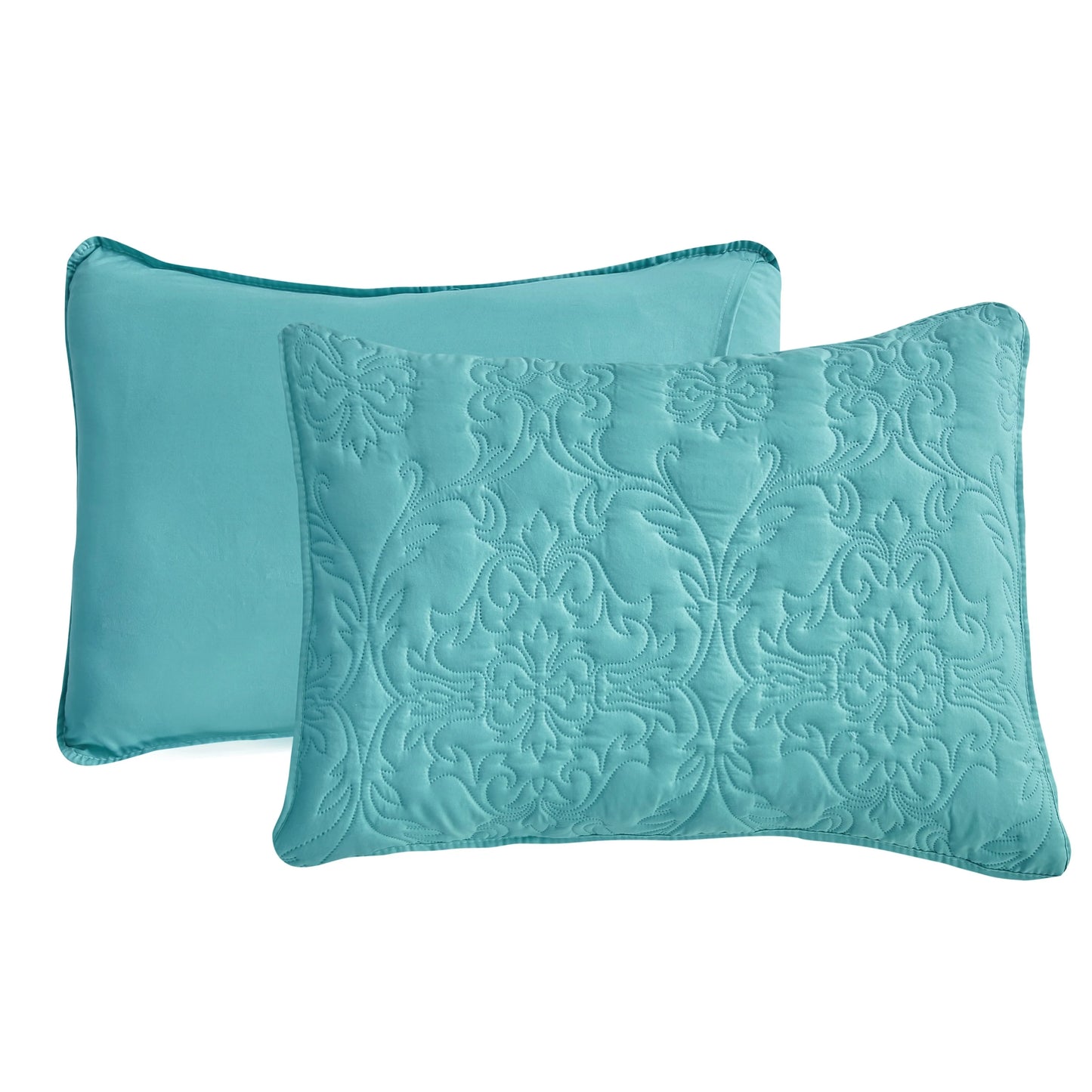 Sophia & William 2/3 Pieces Quilt Set, Reversible Microfiber Bedding Bedspread Coverlet Set