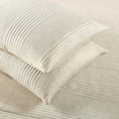 Brielle Home Atlas Jersey Channel Stitch Quilt Set