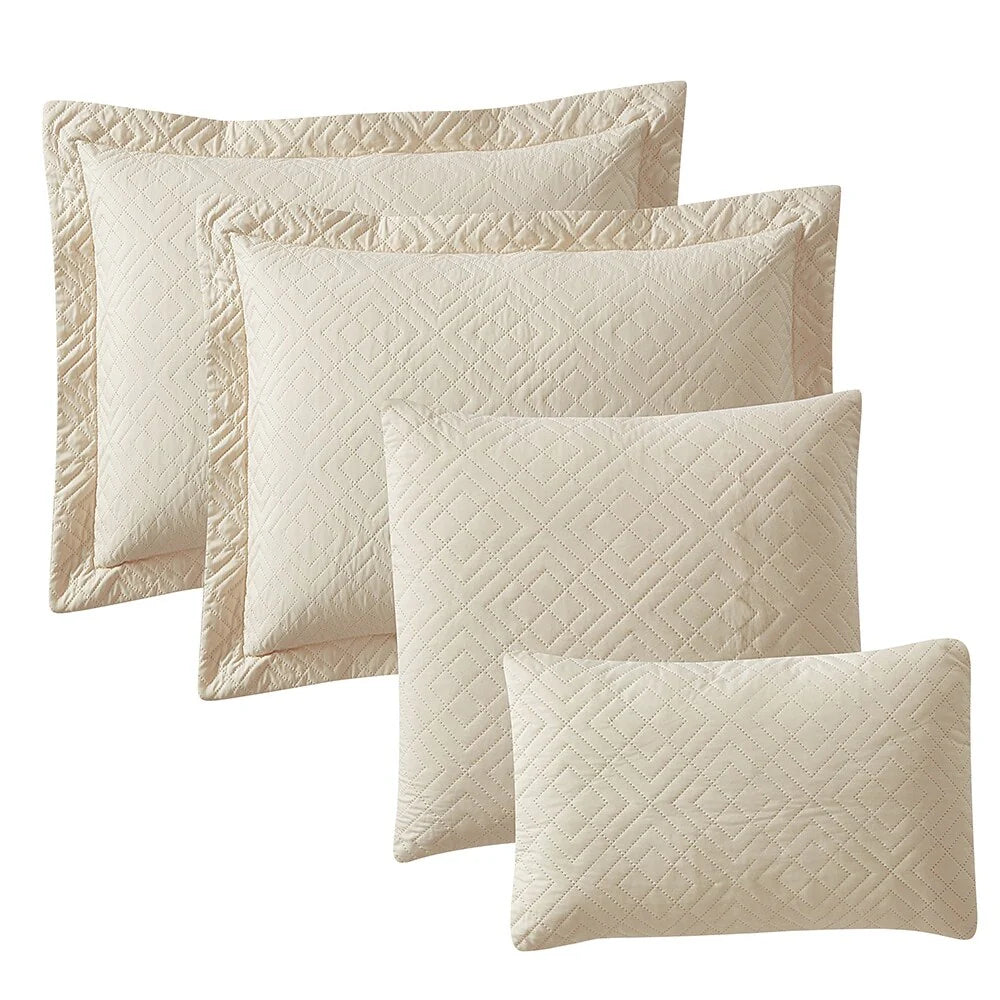 Clara Clark Bedspread Quilt Set - Embossed Pinsonic Lightweight Coverlet Set