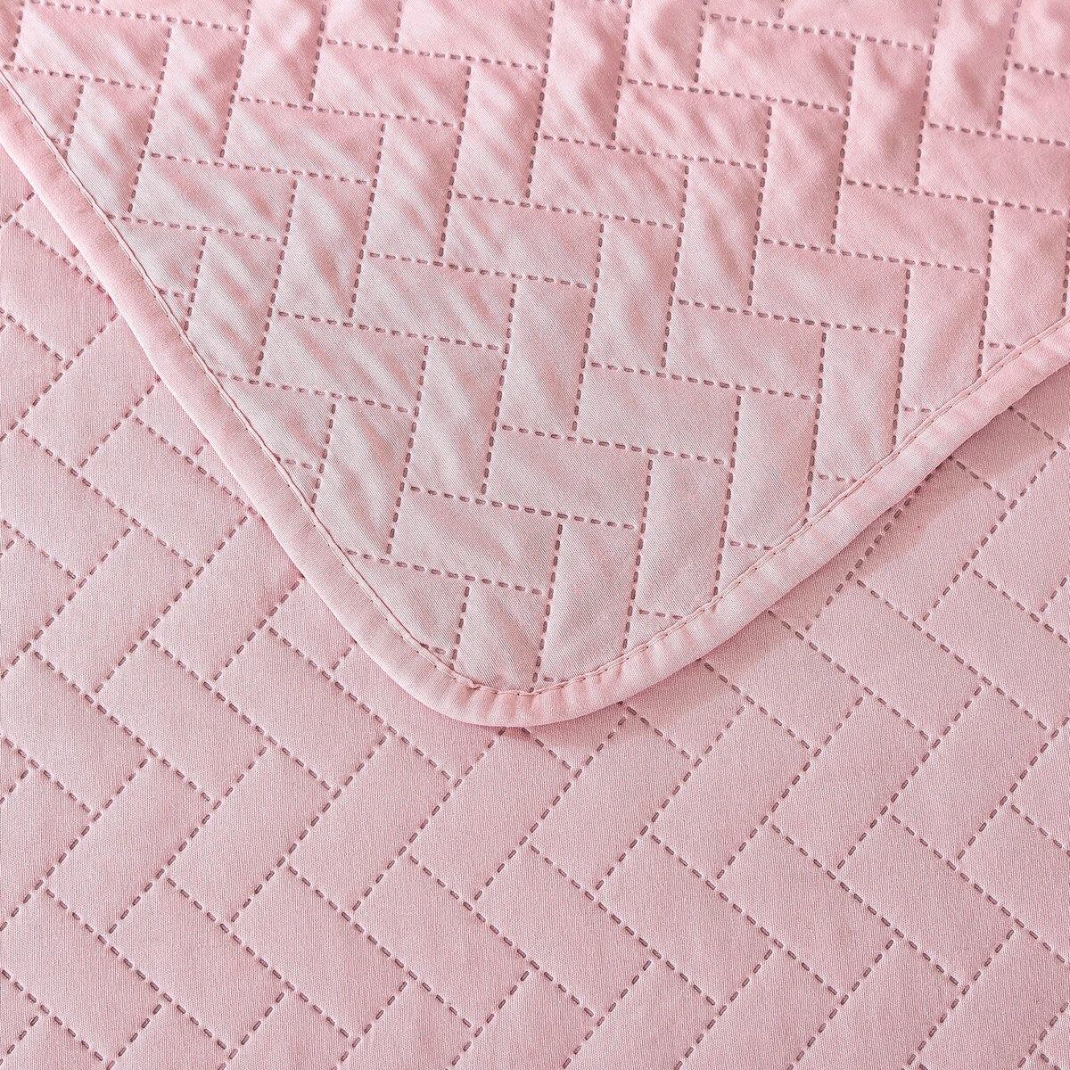 3-piece Fashionable Solid Embossed Quilt Set Bedspread Cover