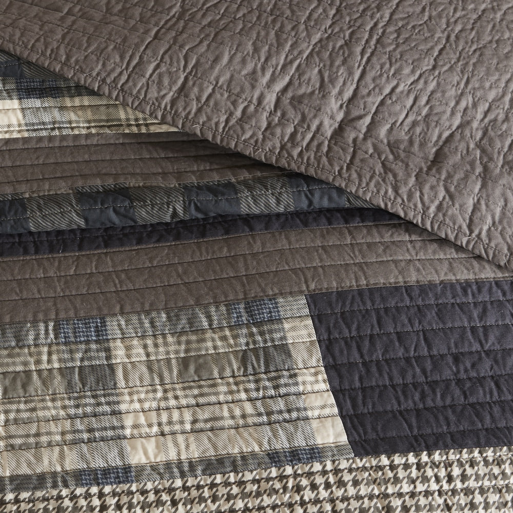 Woolrich Winter Plains 100-percent Cotton Oversized Quilt Mini Set
