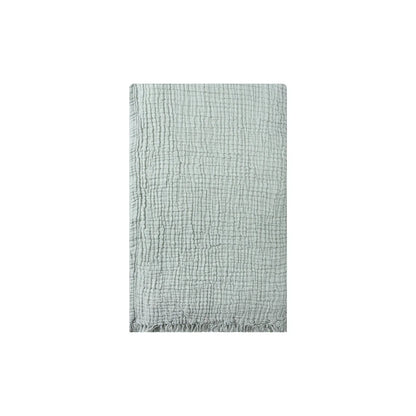 Muslin Blanket 4 Layers, Soft Bedspread, Turkish Cotton Muslin Bed Cover, Reversible Coverlet
