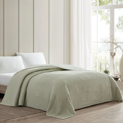 Channel Chenille Bedspread