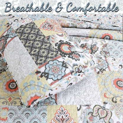 Moorea Patchwork Quilt Bedding Set