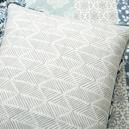 The Curated Nomad La Boheme 3-piece Striped Patterned Quilt Set