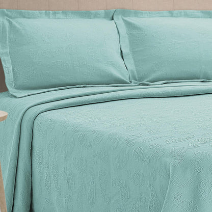 Superior Paisley Cotton Decorative Bedspread Set