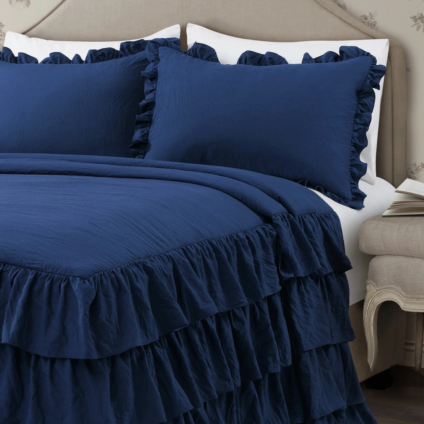 The Gray Barn Molly Mae Ruffle Skirt Bedspread Set