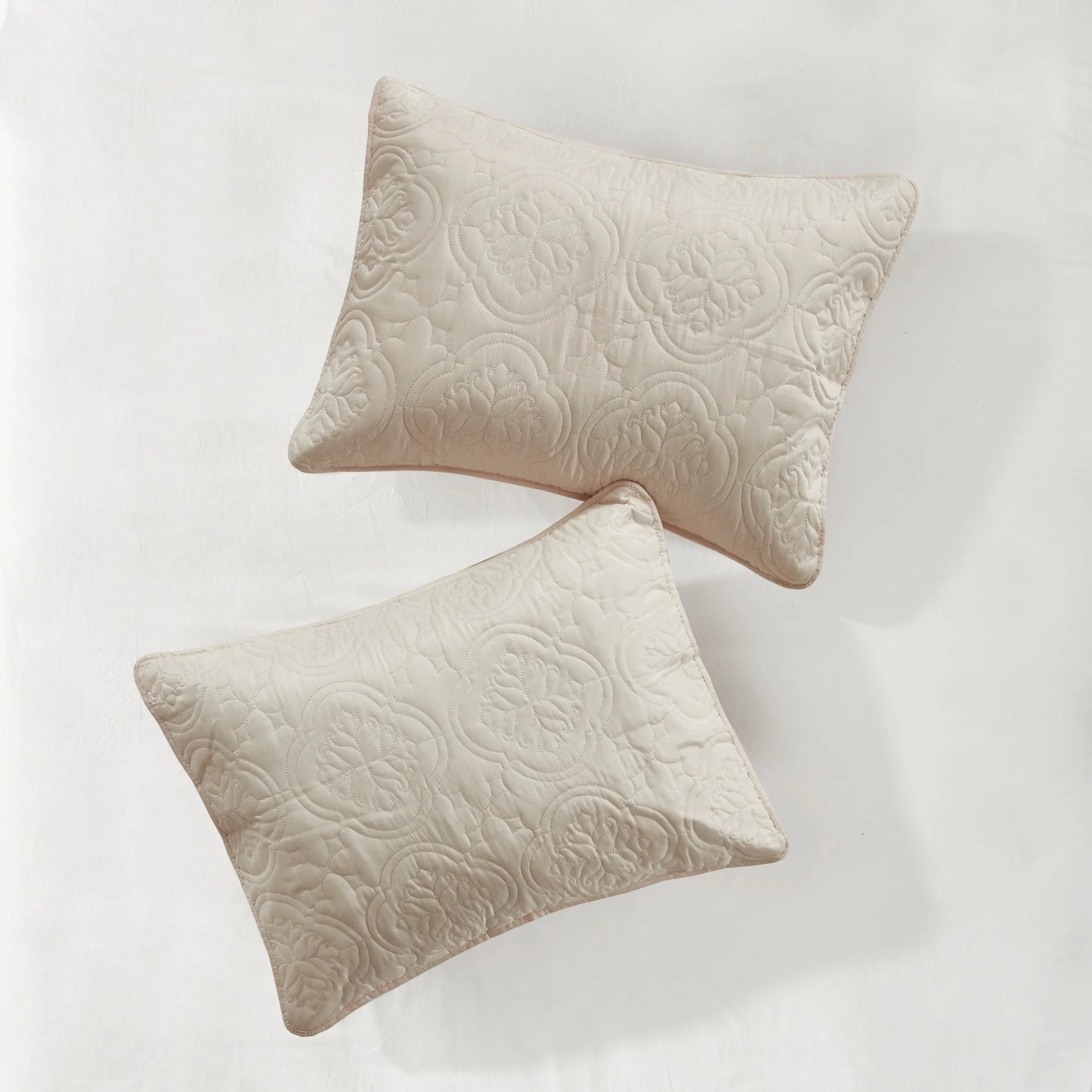 510 Design Hayley Oversized Solid Texture 3 Piece Reversible Bedspread Set