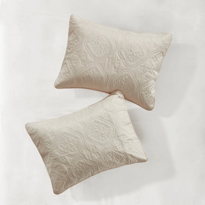 510 Design Hayley Oversized Solid Texture 3 Piece Reversible Bedspread Set