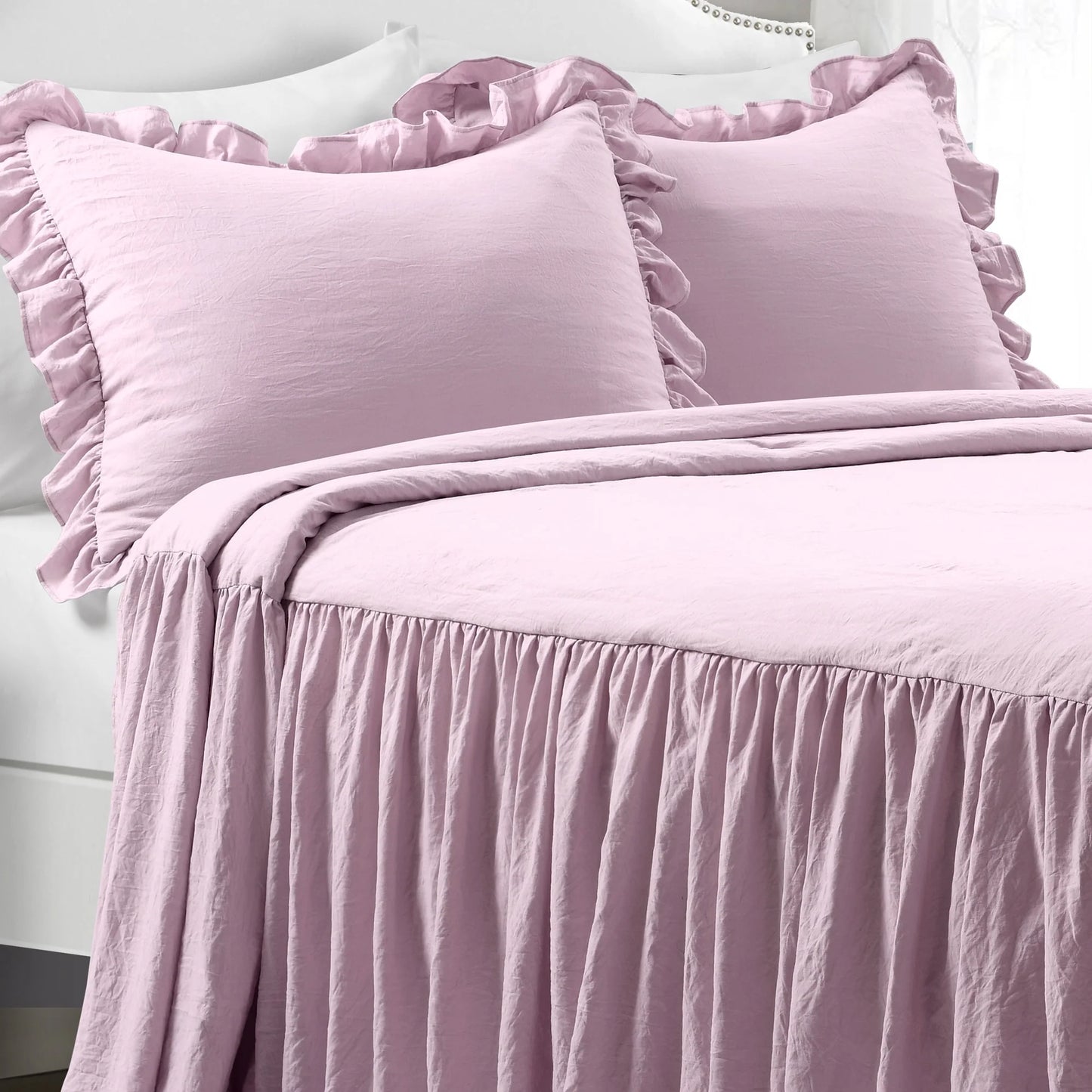 Lush Decor Ruffle Skirt Bedspread Set