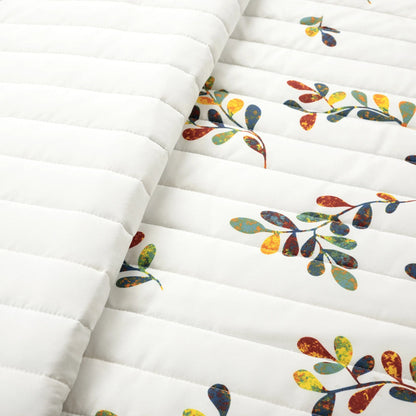 Lush Decor Boho Botanical Leaf Reversible 3 Piece Quilt Set
