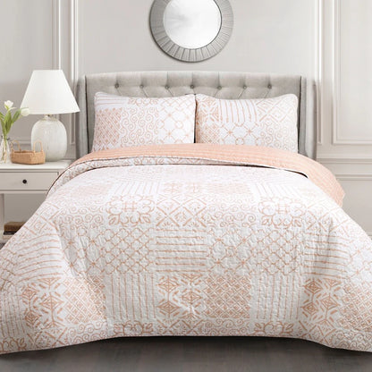 The Curated Nomad Sandia 3-piece Cotton Quilt Set