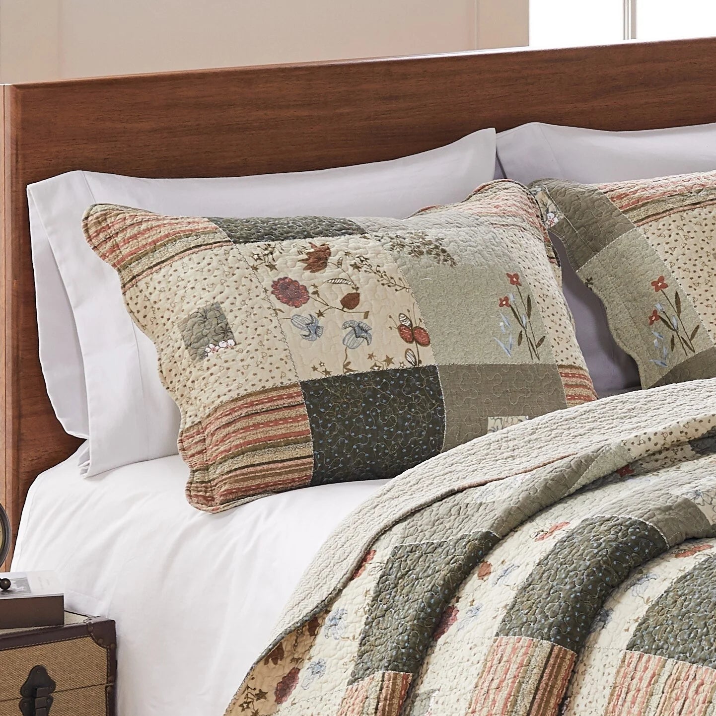 Greenland Home Fashions Sedona 100 Percent Cotton Quilt Set