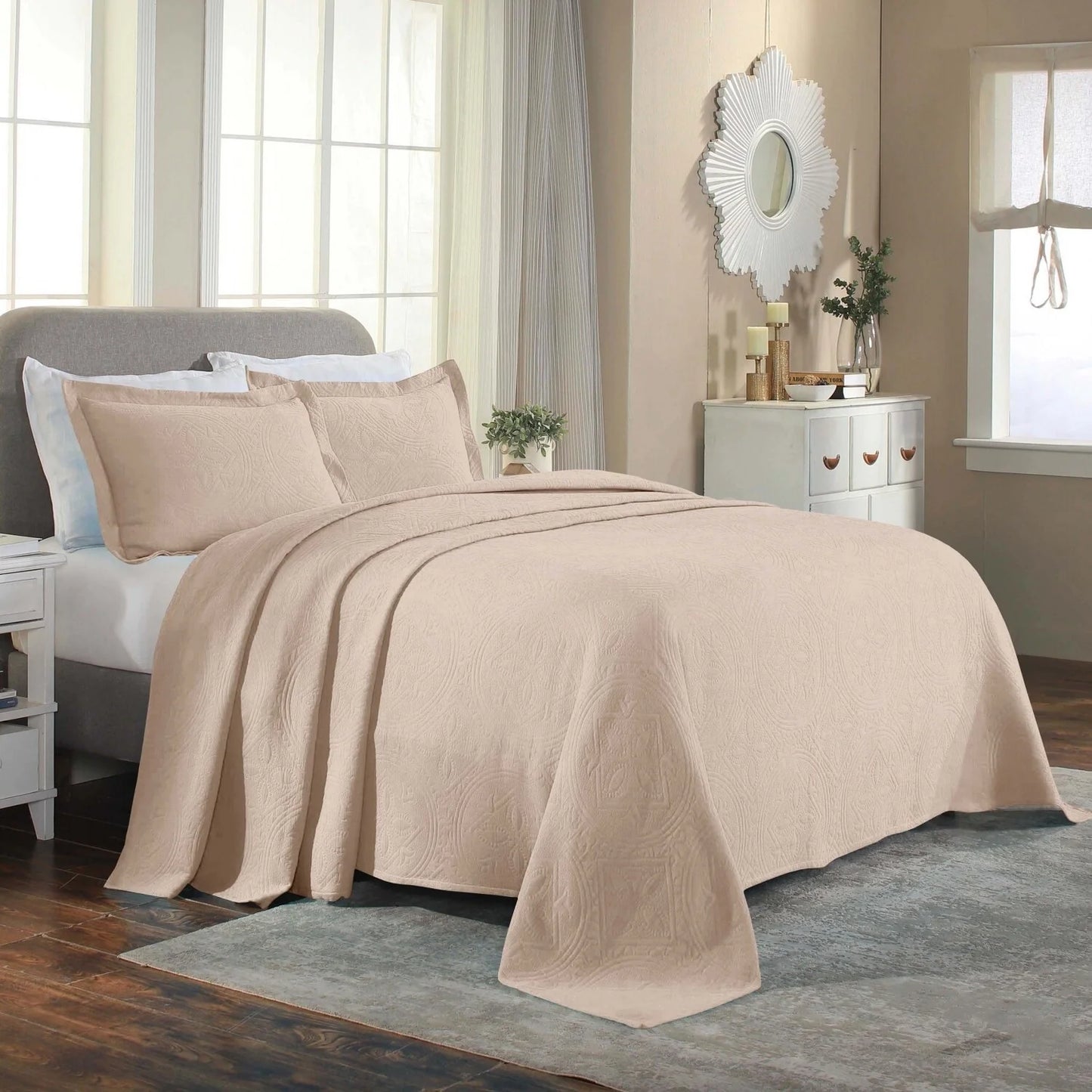 Superior Celtic Circle Cotton Decorative Bedspread Set