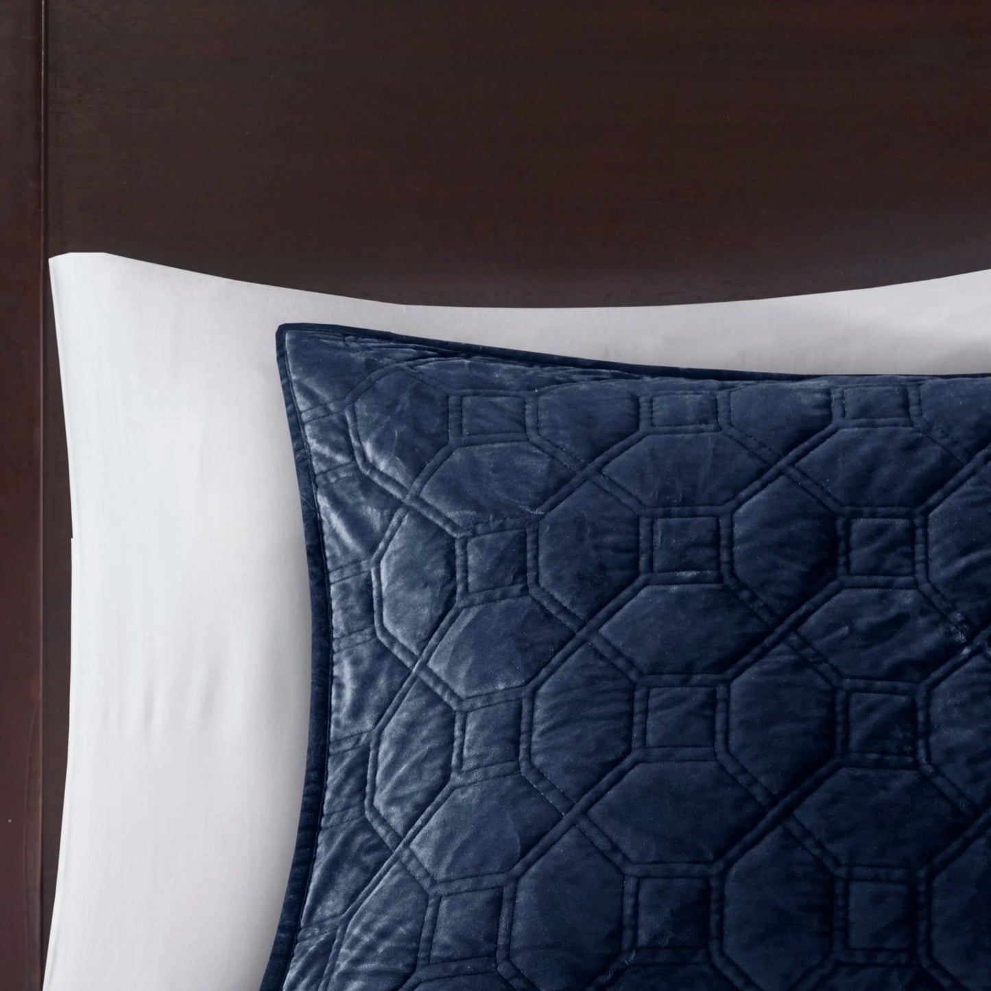 Madison Park Emery 3 Piece Velvet Quilt Set