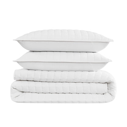 Brooklyn Loom Flax Linen Quilt Set