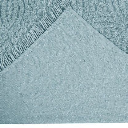 Better Trends Wedding Ring 100% Cotton Soft & Plush Chenille Tufted Bedspread - Loop Design, Machine Washable & Tumble Dry Safe