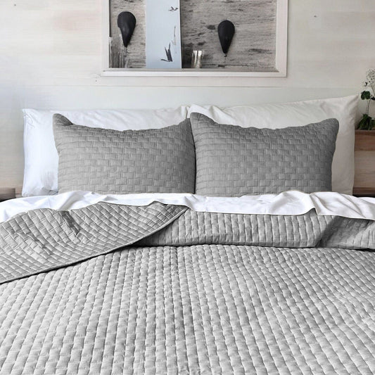 BedVoyage Melange viscose from Bamboo Quilted Coverlet BedSpread