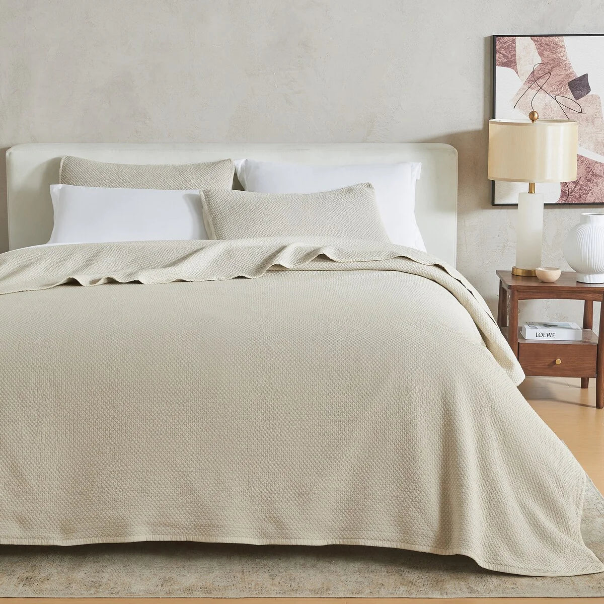 Linery & Co. Soft Stonewashed Stitched Lightweight Quilt Set