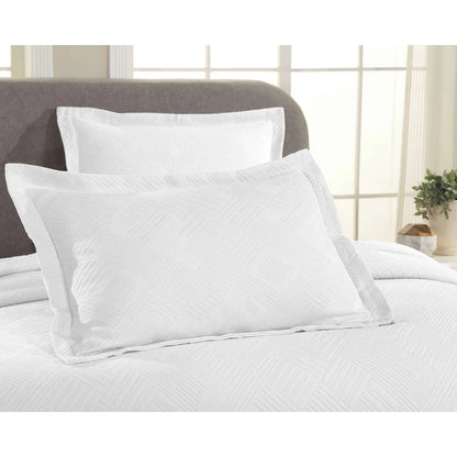 Superior Geometric Fret Cotton Decorative Bedspread Set