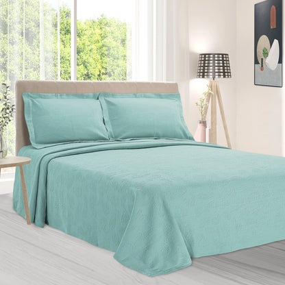 Superior Paisley Cotton Decorative Bedspread Set