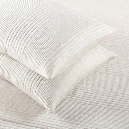 Brielle Home Atlas Jersey Channel Stitch Quilt Set