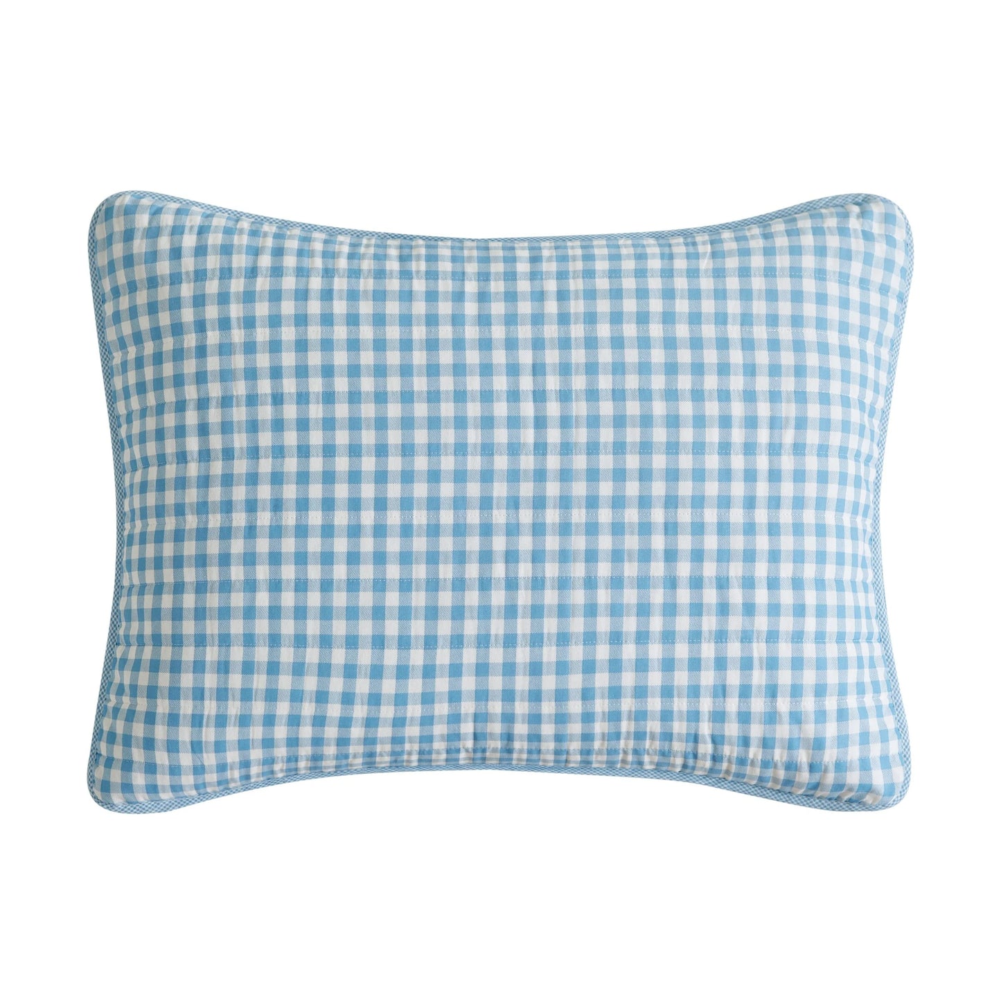 Scout Check Out Cotton Reversible Blue Quilt Set