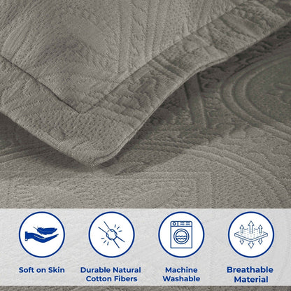 Superior Celtic Circle Cotton Decorative Bedspread Set