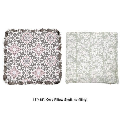 9-pc. Cal King Printed Striped Microfiber Blend Bed Coverlet Set