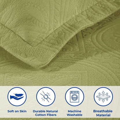 Superior Celtic Circle Cotton Decorative Bedspread Set