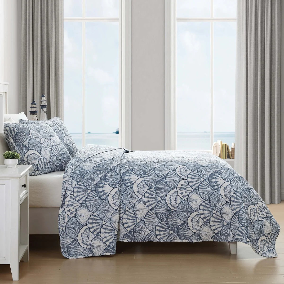 Caribbean Joe Coastal 3PC Quilt Set