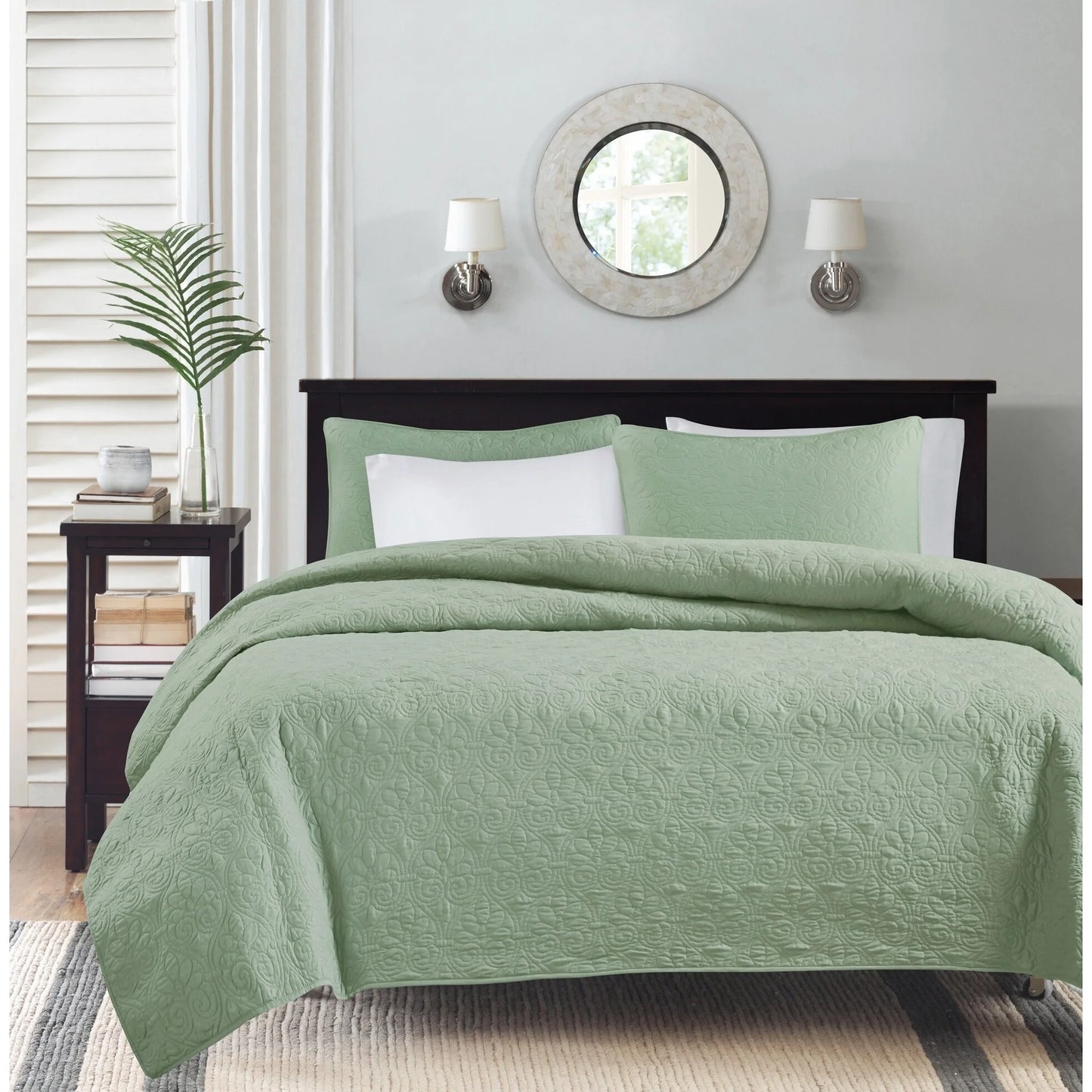 Madison Park Mansfield Reversible Quilt Set