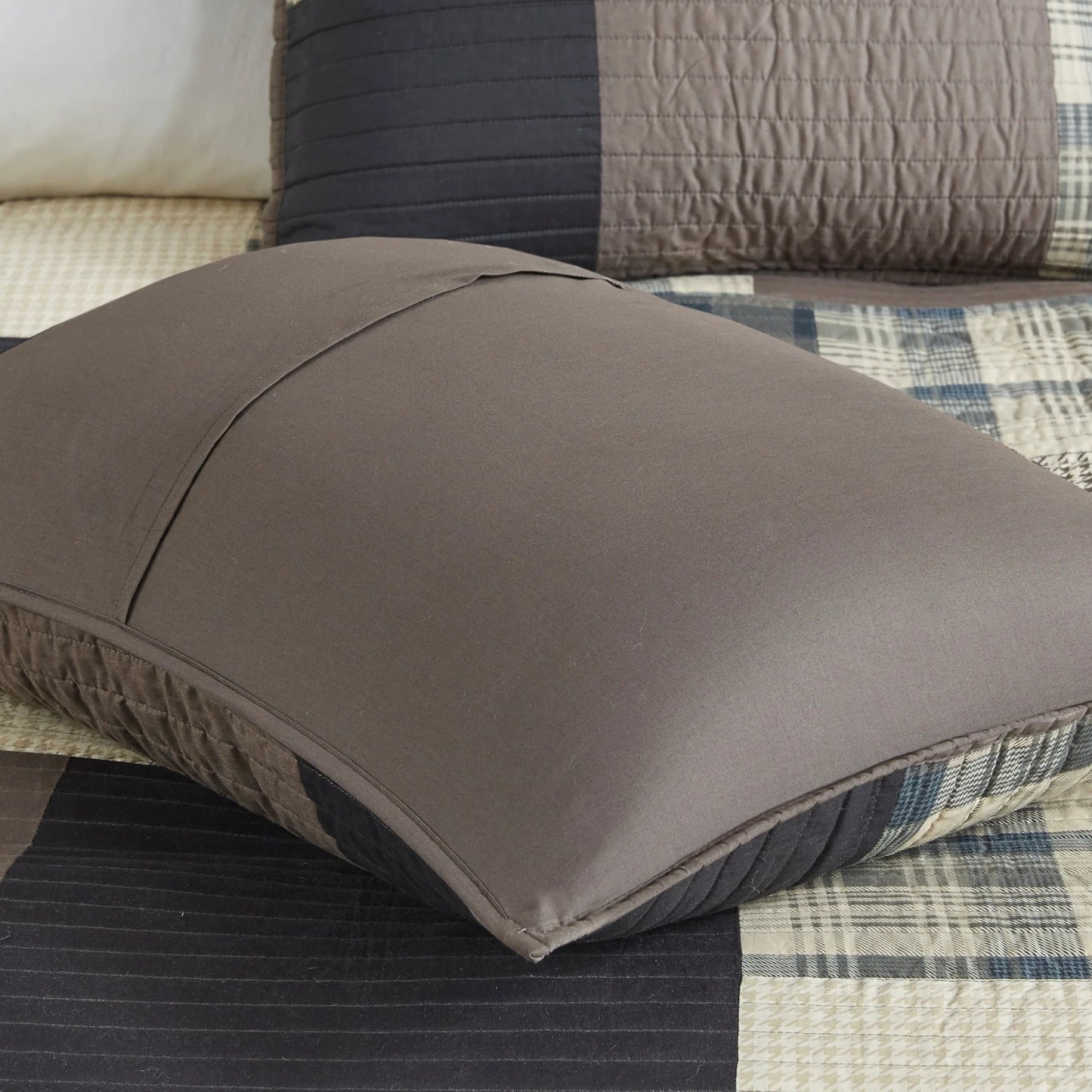 Woolrich Winter Hills Tan Oversized Cotton Quilt Set