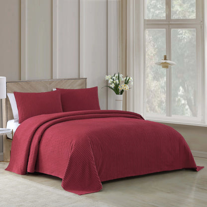 Channel Chenille Bedspread