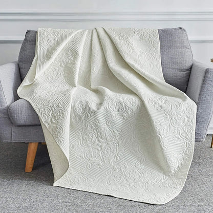 Sophia & William Bed Quilt Bedspread Coverlet - Reversible, Lightweight