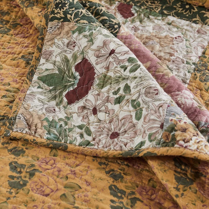 Greenland Home Fashions Antique Chic 100% Cotton Authentic Patchwork Bedspread Set