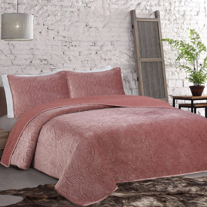 Estate Collection Joanna Velvet Quilt Set