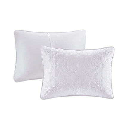 510 Design Hayley Oversized Solid Texture 3 Piece Reversible Bedspread Set