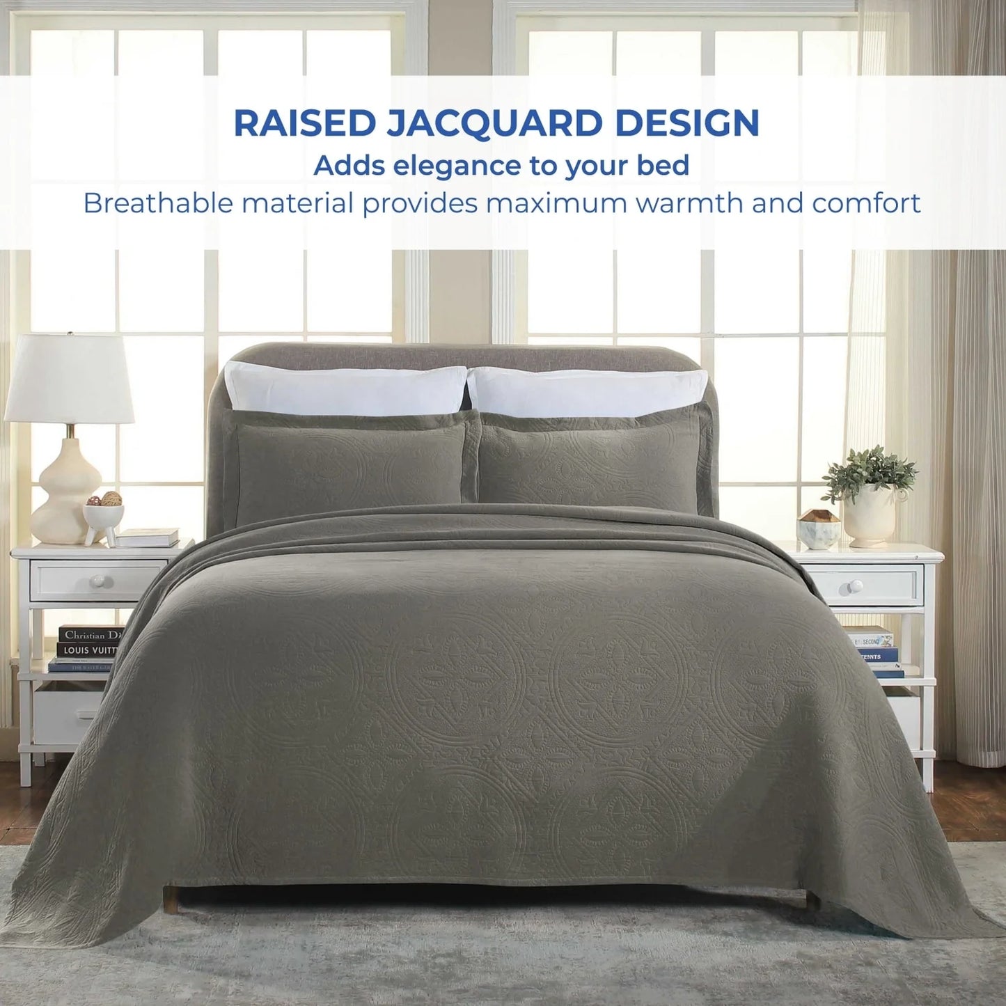 Superior Celtic Circle Cotton Decorative Bedspread Set