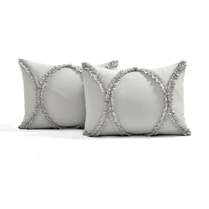 The Gray Barn Peony Grove Ruffled Embroidery 3-piece Bedspread Set