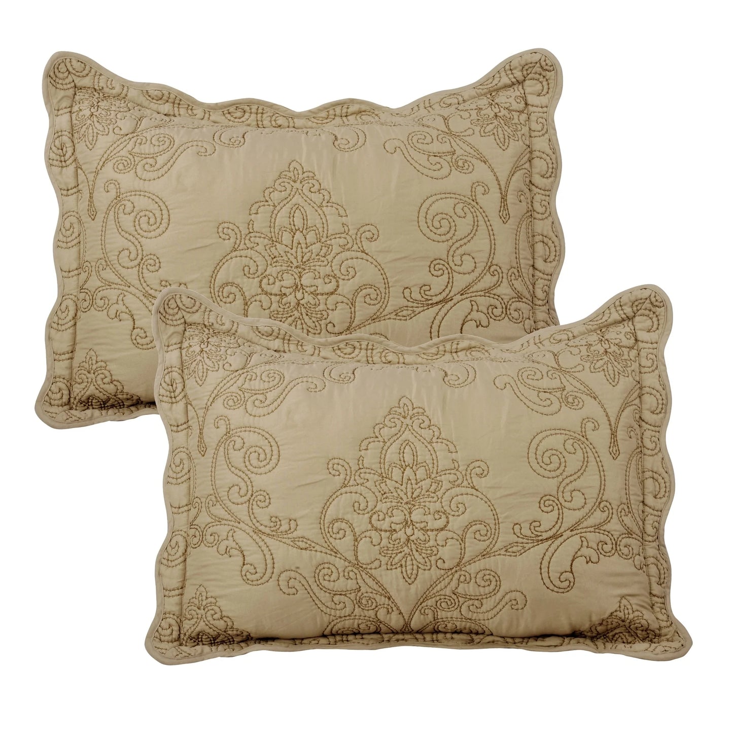 Serenta Damask Oversized 4-piece Bedspread Set