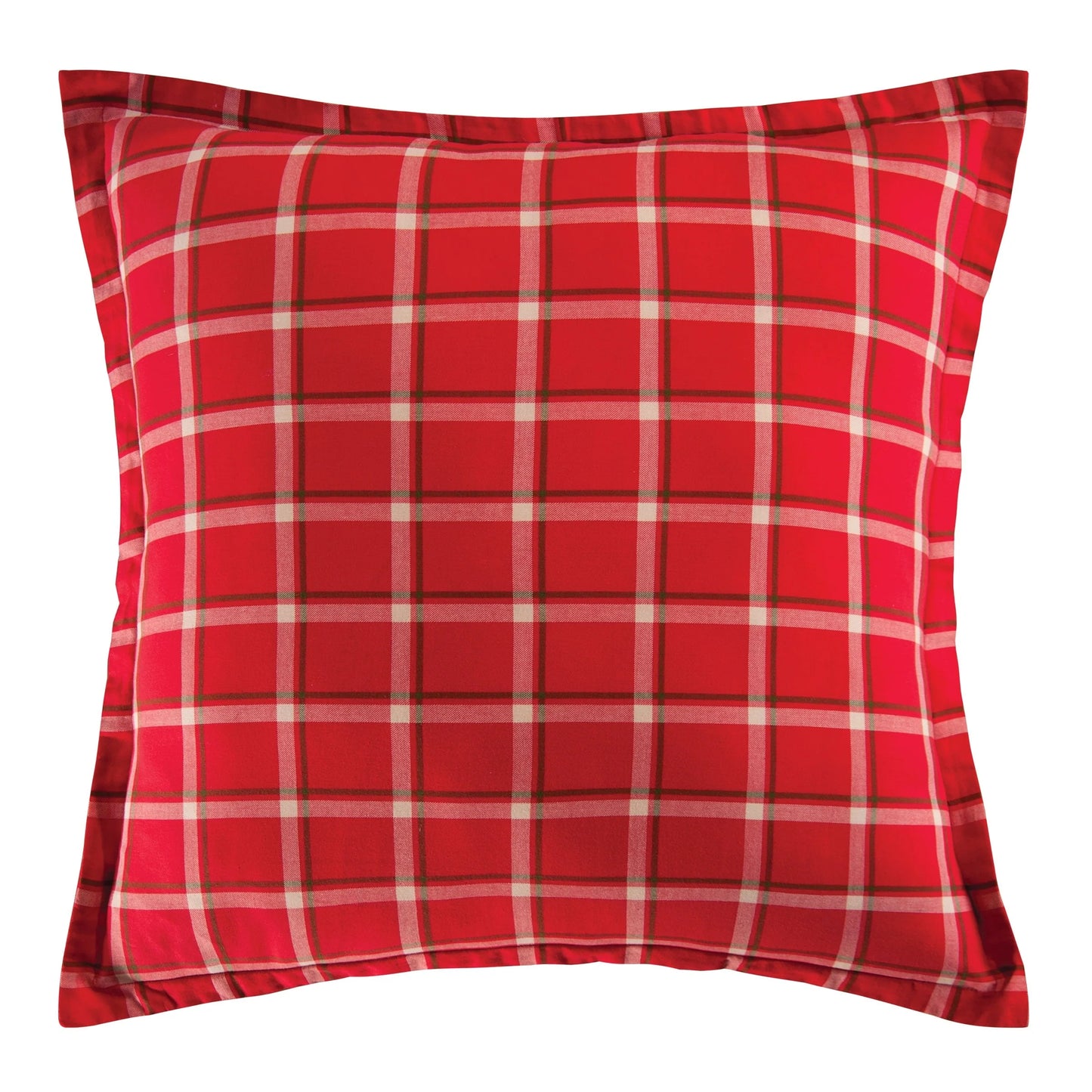 Christmas Berry Wreath Cotton Quilt and Sham Separates