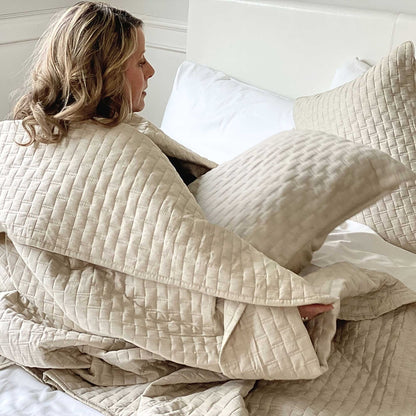 BedVoyage Melange viscose from Bamboo Quilted Coverlet BedSpread