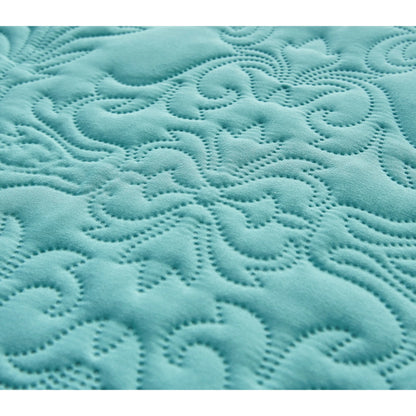 Sophia & William 2/3 Pieces Quilt Set, Reversible Microfiber Bedding Bedspread Coverlet Set