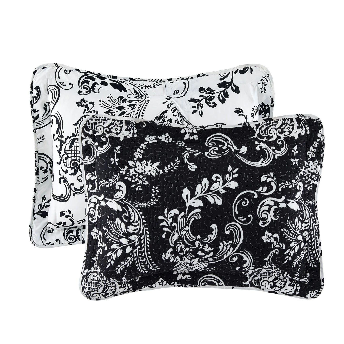 Serenta 5 Piece Printed Microfiber LA Boheme Quilt Set